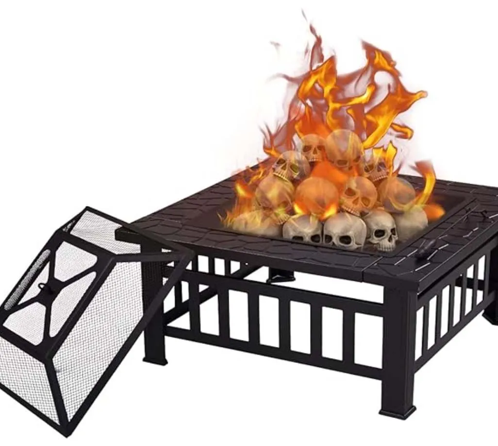 A fire pit that is too hot